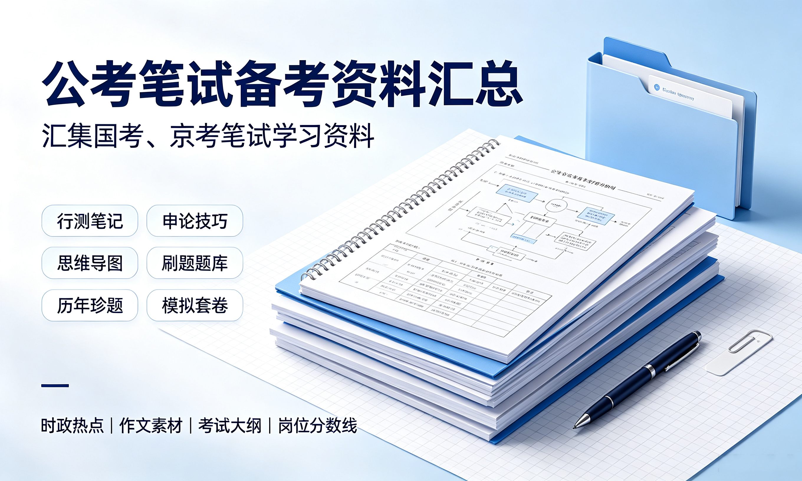 公考笔试备考资料汇总